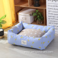 Warm washable rectangle luxury pet dog beds